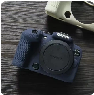 Untuk Canon EOS R10 R50 R100 cangkang pelindung baru kualitas tinggi antiselip kulit silikon penutup pelindung tas kamera DSLR
