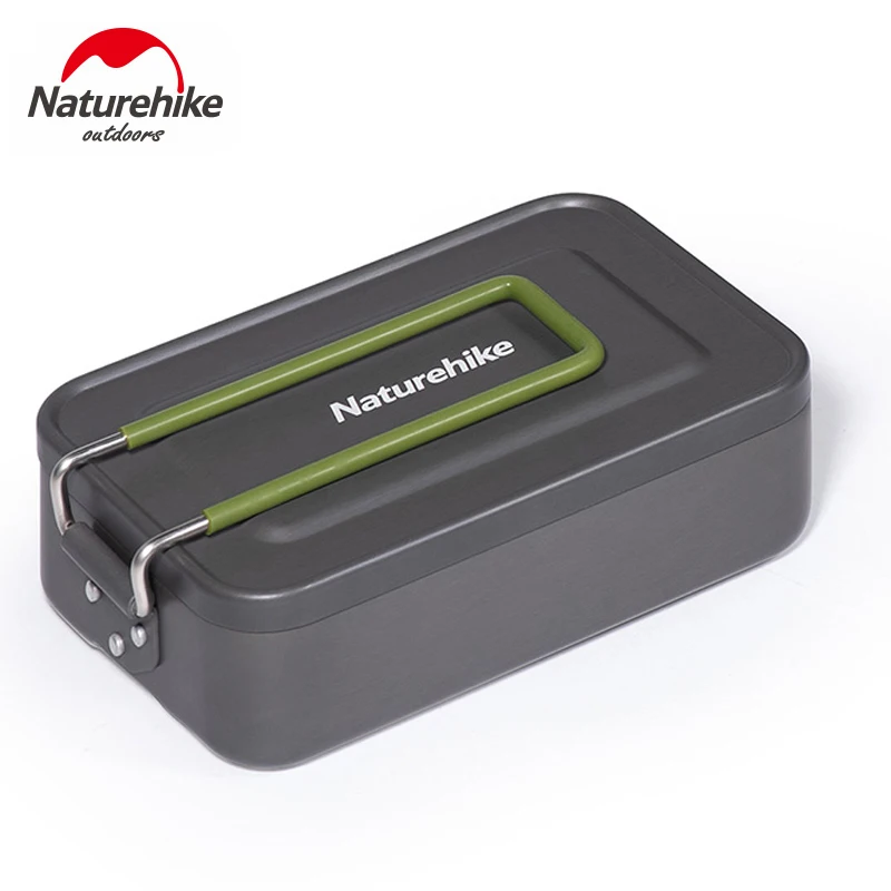 

Naturehike Camping Lunch Box Portable Aluminum Bento Box Outdoor Travel Cooking Tableware Hiking Kitchen Cookware Bento Box