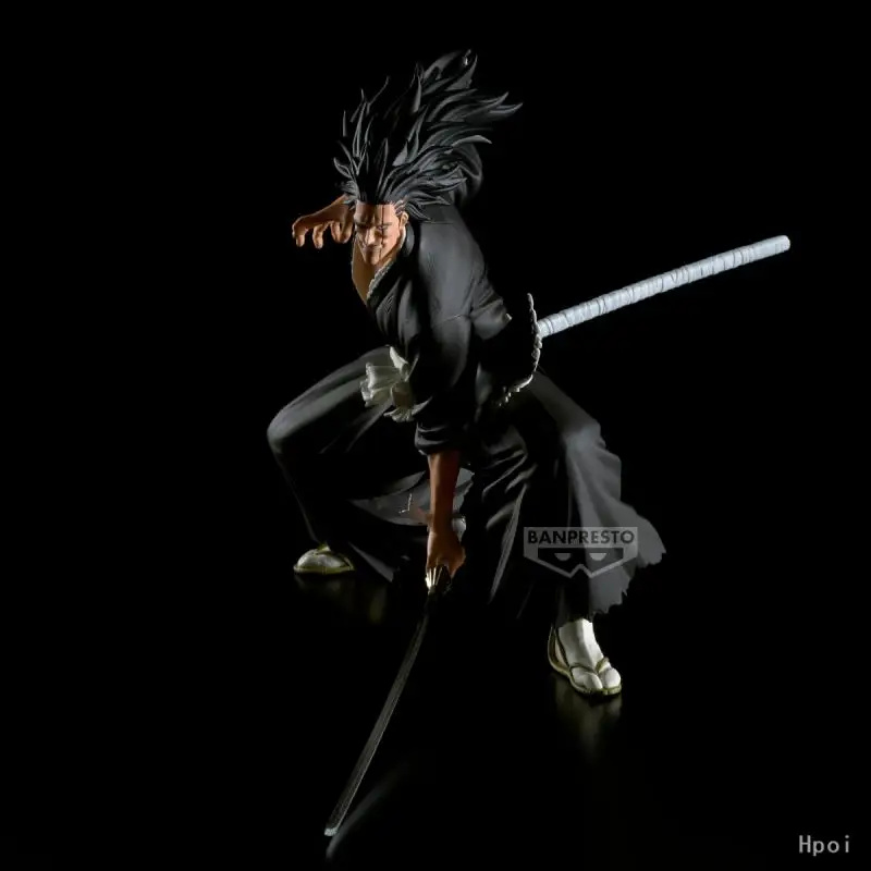 Bandai Original BLEACH Zaraki Kenpachi อะนิเมะ Action Figure ของเล่นสําหรับชายหญิงเด็กเด็กของขวัญวันเกิดสะสม