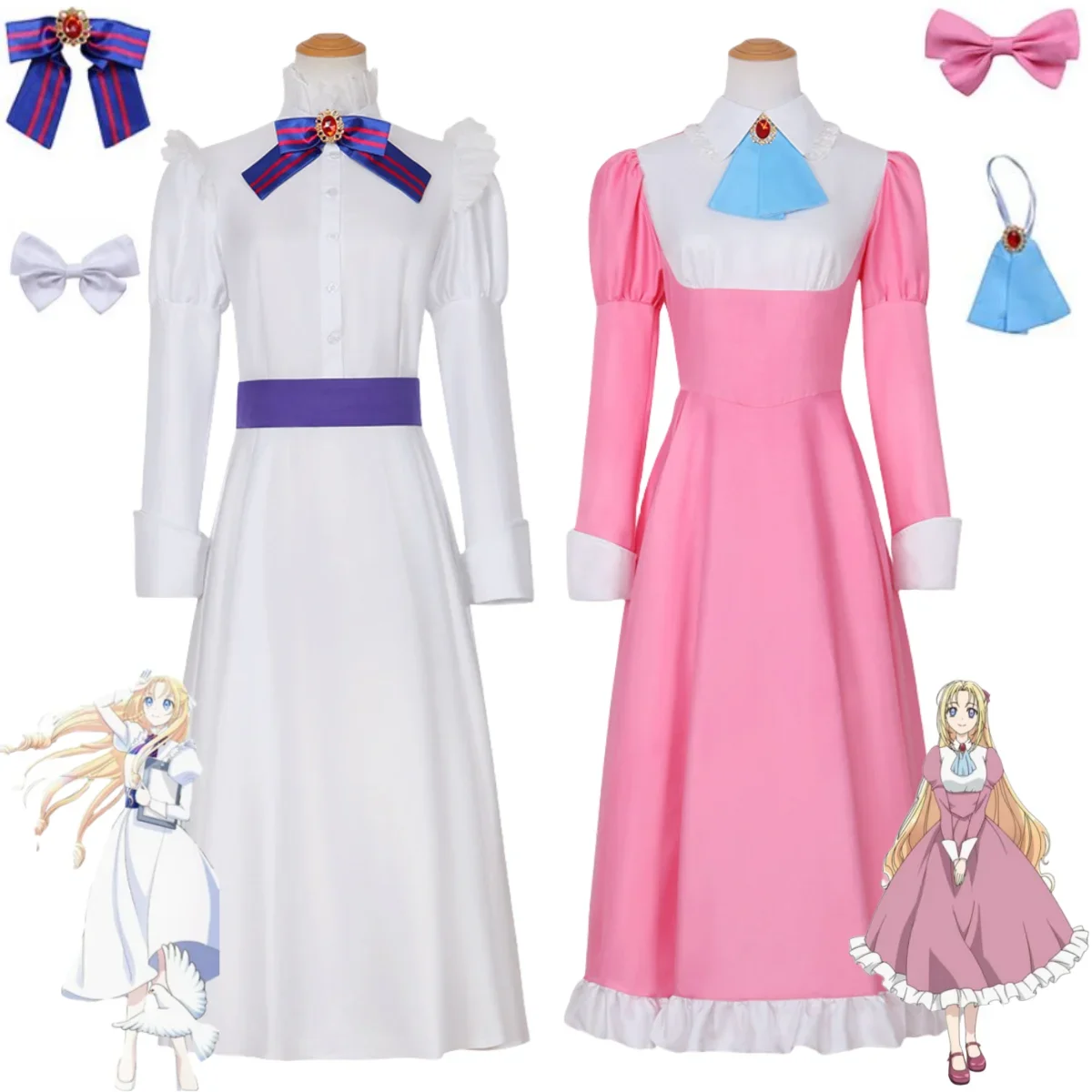 

Anime Doctor Elise: The Royal Lady with The Lamp Alice Cosplay Costume Queen's Surgical Knife Skirt Woman Sexy Carnival Suit