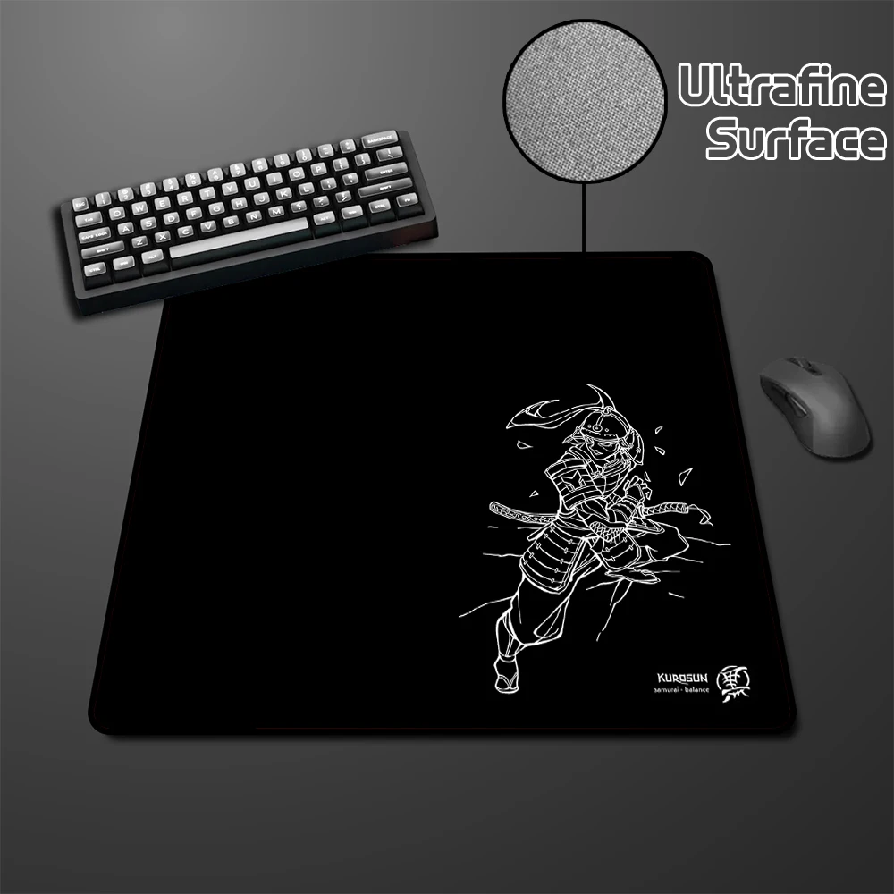 Game Professional Balance Mouse Mat Kurosun Samurai Gaming E-Sports Mouse Pad Ultrafine Surface Premium Mousepad Gamer Desk Mat