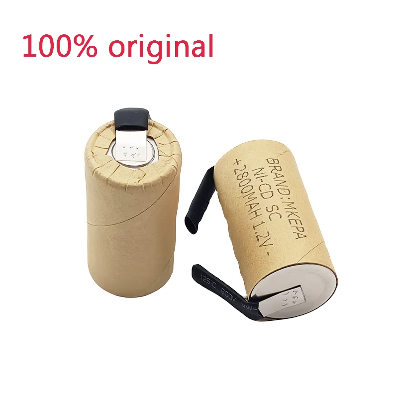 100% Original New SC Ni-Cd  2800mAh 1.2V Battery lpega Ni-cd Rechargeable Batteries Electric Screwdriver Battery