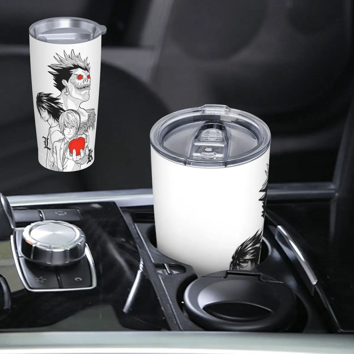 Death Book Death Note Anime Stainless Steel Tumbler Vacuum Insulated Mug Thermal Cold Cups Straw With Lid 20oz
