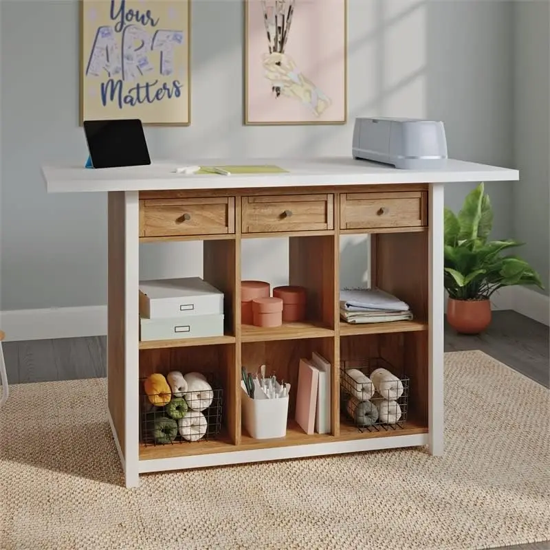 Craft Pro Series Work Table with Drawers/Pantry cabinets, L: 60.00