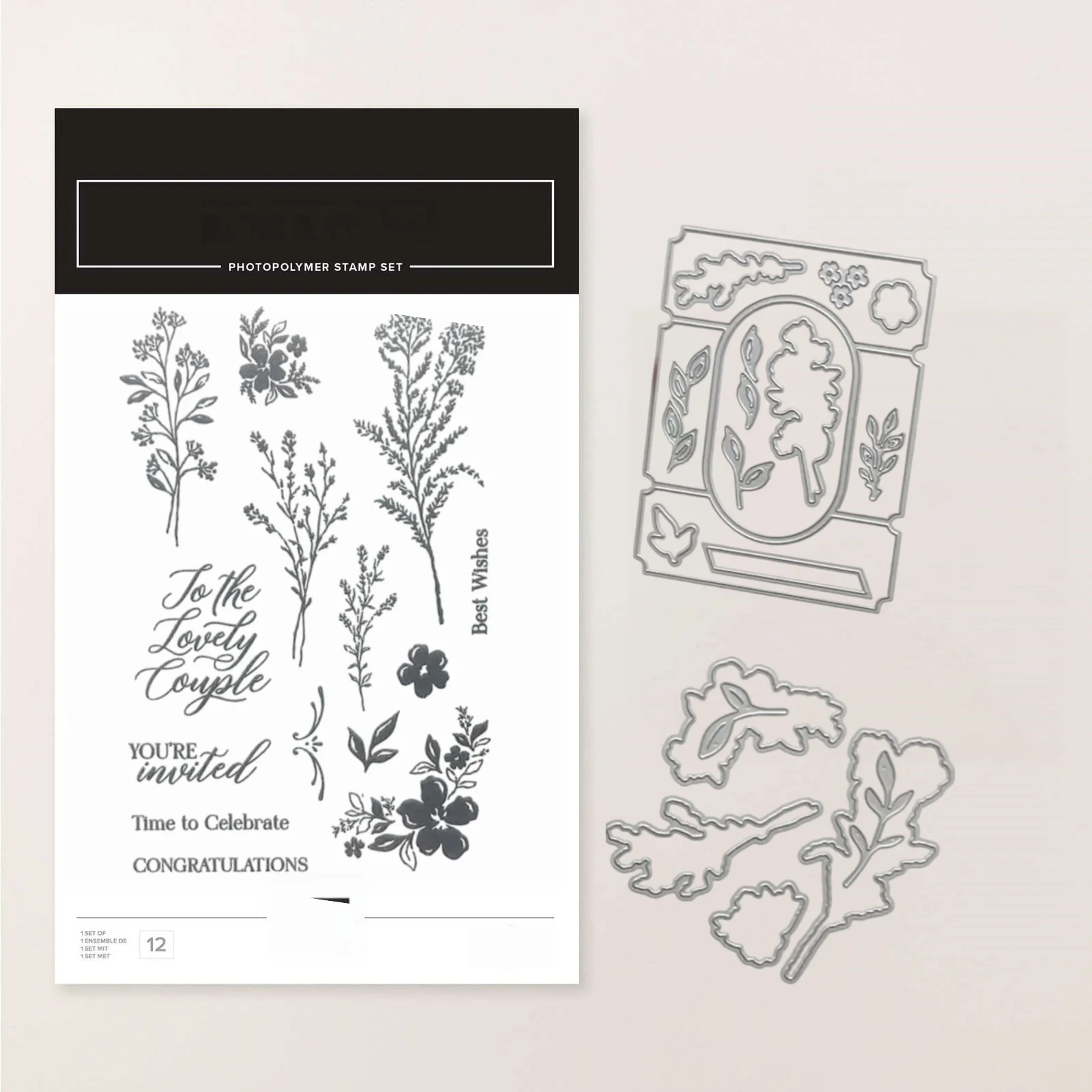 November Online Birthday Spring Flower Bird Metal Cutting Dies Clear Stamps For DIY Making Card Scrapbook Embossed Template