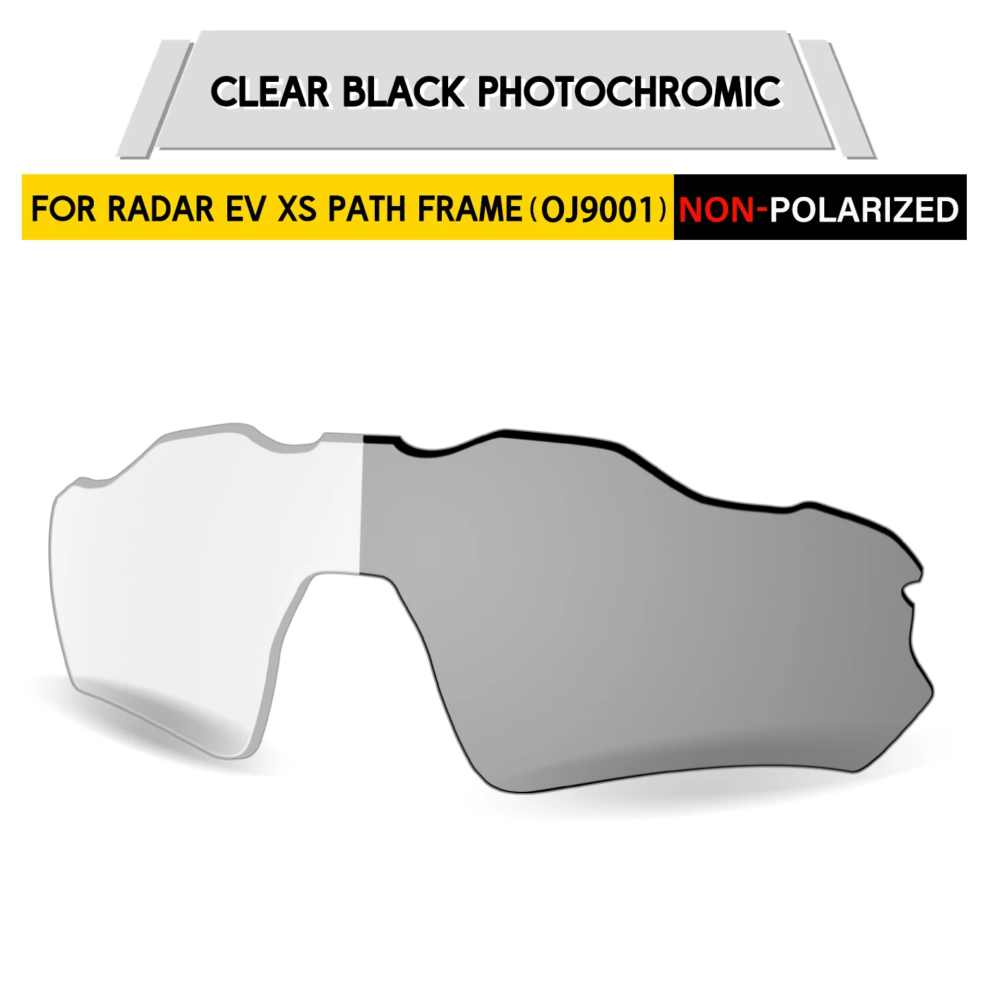 Polarized Replacement Lenses for Oakley Radar EV XS Path OJ9001 Sunglasses - Multiple Choice