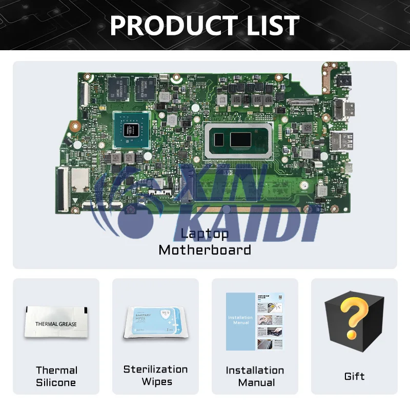 Computer Mainboard For ASUS X330F X330FN  X330FA X330FL S330F I330F K330F Laptop Motherboard I3 I5 I7 8th Gen CPU 4G 8G 16G RAM