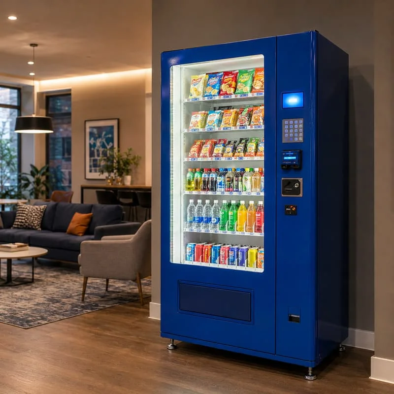 Customized High Quality Compact Snack and Beverage Selling Machine Featuring Wide Product Selection and Durable Cabinet