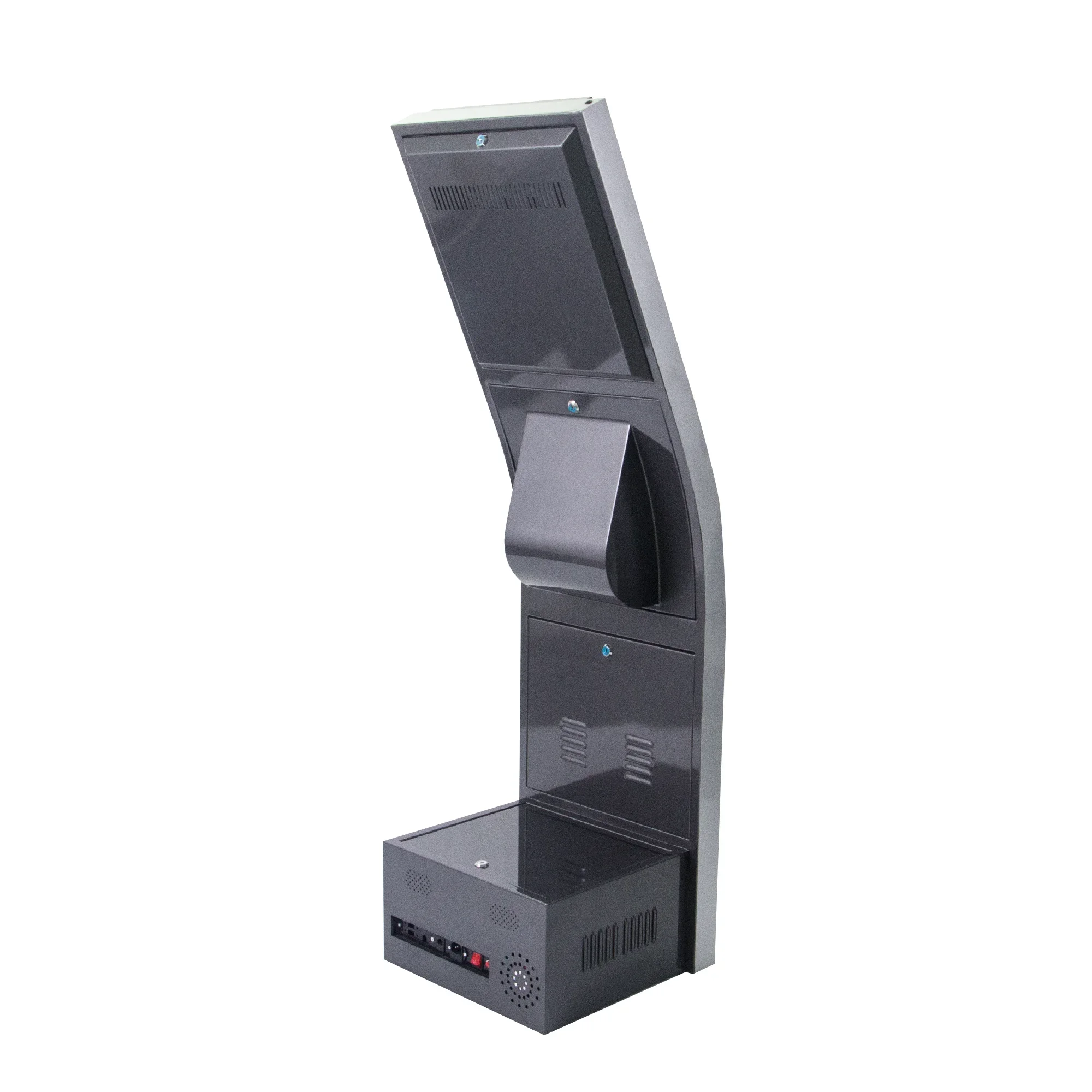 Bank/hospital 17 Inch Automatic Qms Ticket Dispenser Queue Number Token Machine Queue Management System Kiosk