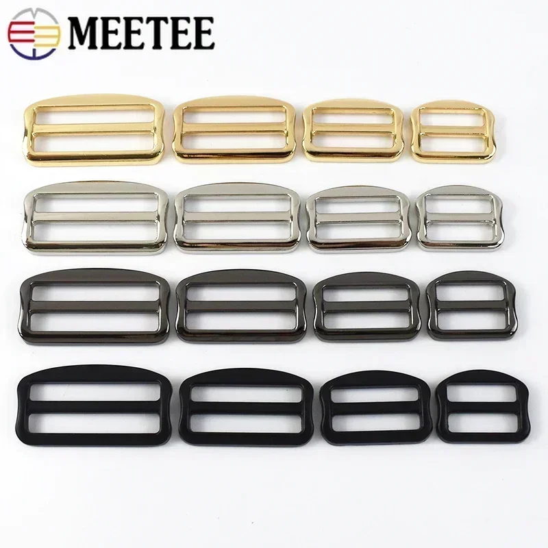 5/10Pcs 20/25/32/38mm Belt Buckle Backpack Band Adjustable Metal Buckles Bag Strap Quick Slider Release Clasp Webbing Hook Parts