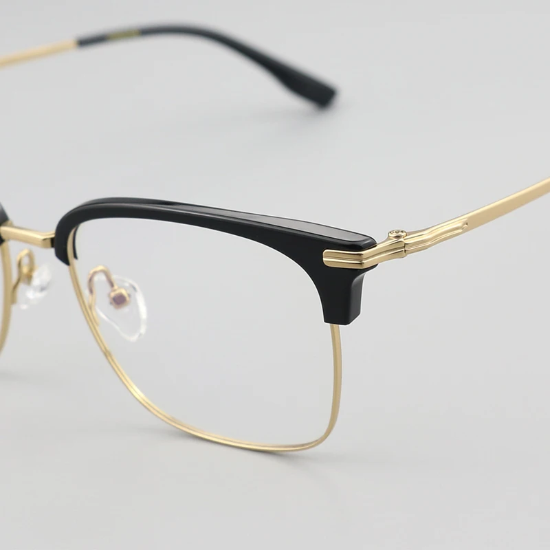 

New Fashion Eyewear Retro Square Titanium Eyeglasses Myopia Optical Prescription Glasses Frame Men And Women Eyeglasses Eyewear
