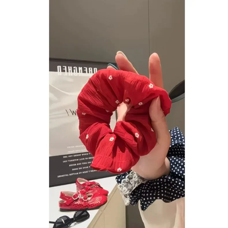 Mädchenkleid (0-10 Jahre) Sommer Neuheit Süßes Prinzessinnenkleid mit Haarschleife Rotes Geburtstagskleid für Babymädchen – Detail 7