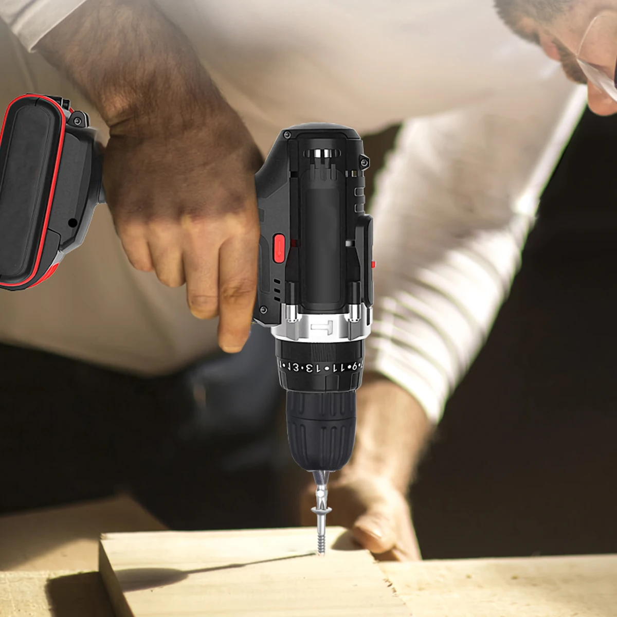 

Drill Chuck Square Handle 2-13mm for Drill Self-Tighten Keyless Adapter Conversion Tool Key Less Chuck