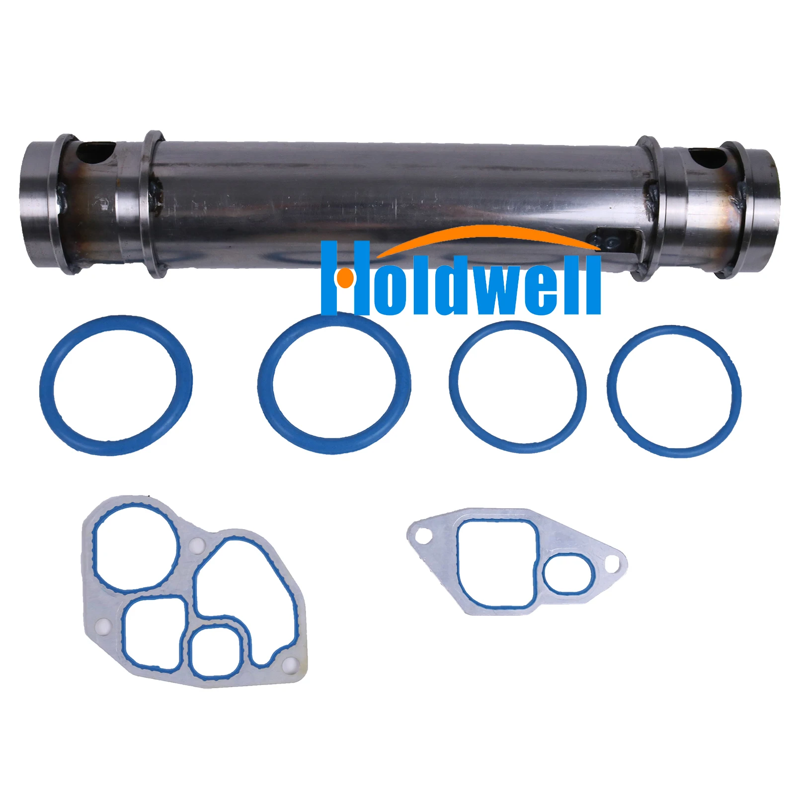 Holdwell Engine Oil Cooler Kit 1815904C2 for 1994-2003 Ford 7.3L Powerstroke Diesel Navistar DT466 DT530