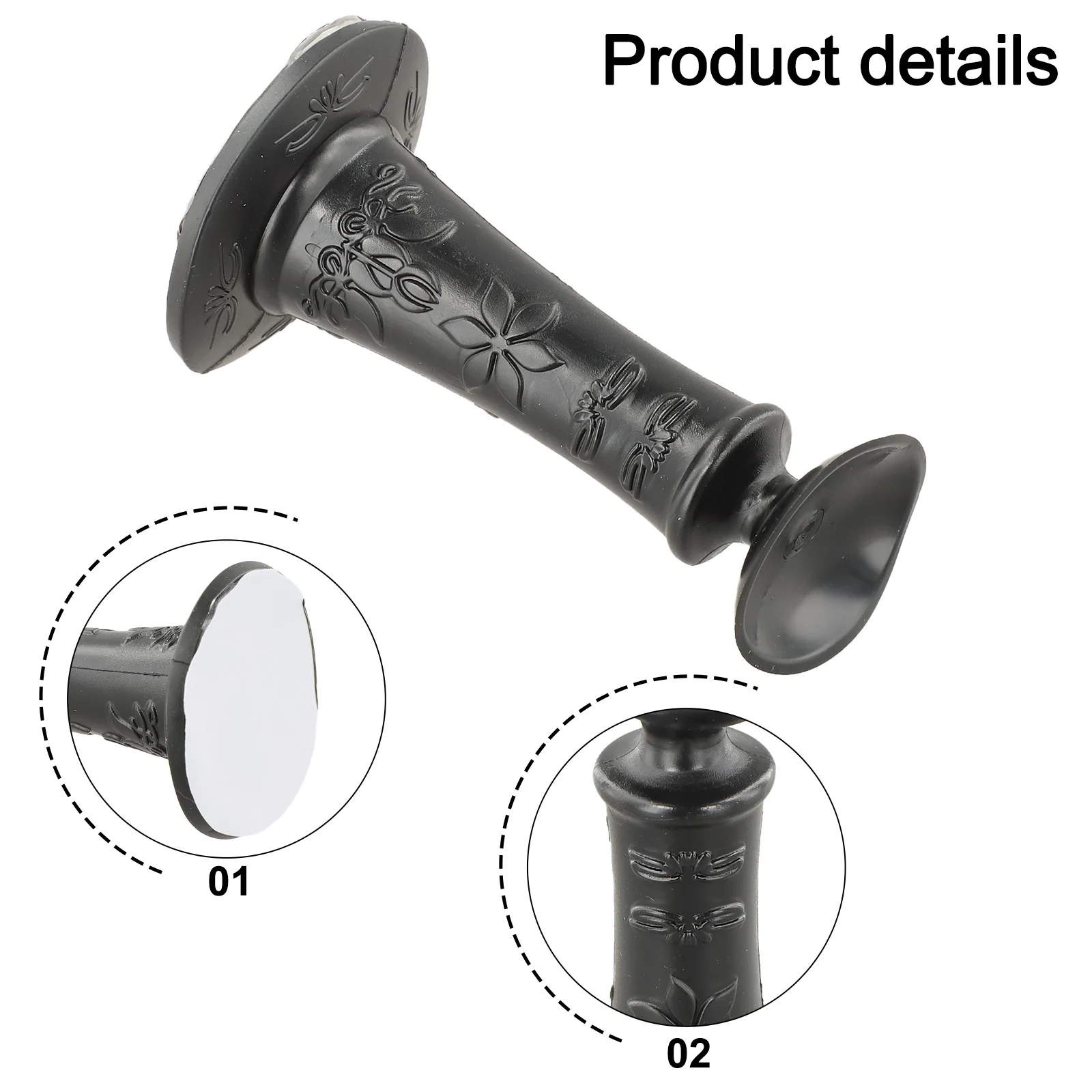 

Дверной стопор для предотвращения столкновений, дверная наклейка, прозрачный стопор для предотвращения столкновений, конструкция сиденья на присоске, универсальное использование, простая установка