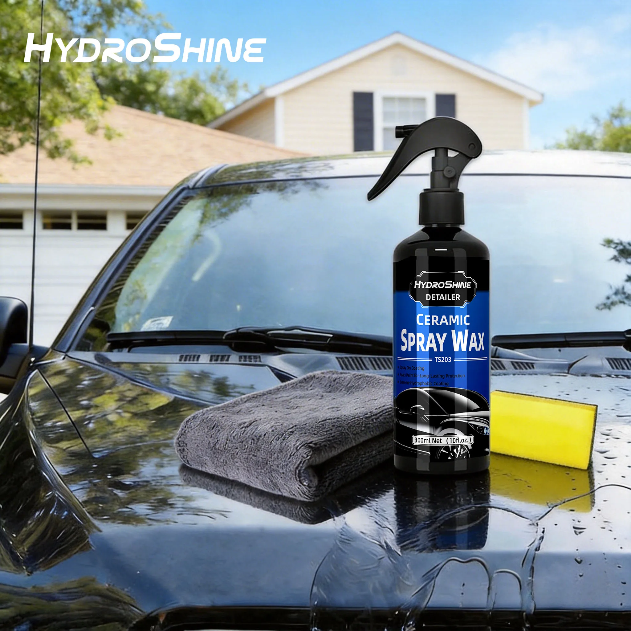Hydroshine Car Ceramic Spray Wax Coating Anti-Scratche Nano Liquid Coatin Crystal Hydrophobic Polish Paint Long-Lasting Shine