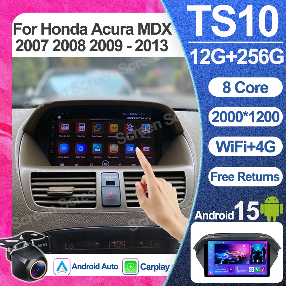 Android Auto Wireless Carplay For Honda Acura Mdx 2007 2008 2009 2010 2011 2012 2013 Car Play Airplay  Link Interface Wifi 5g