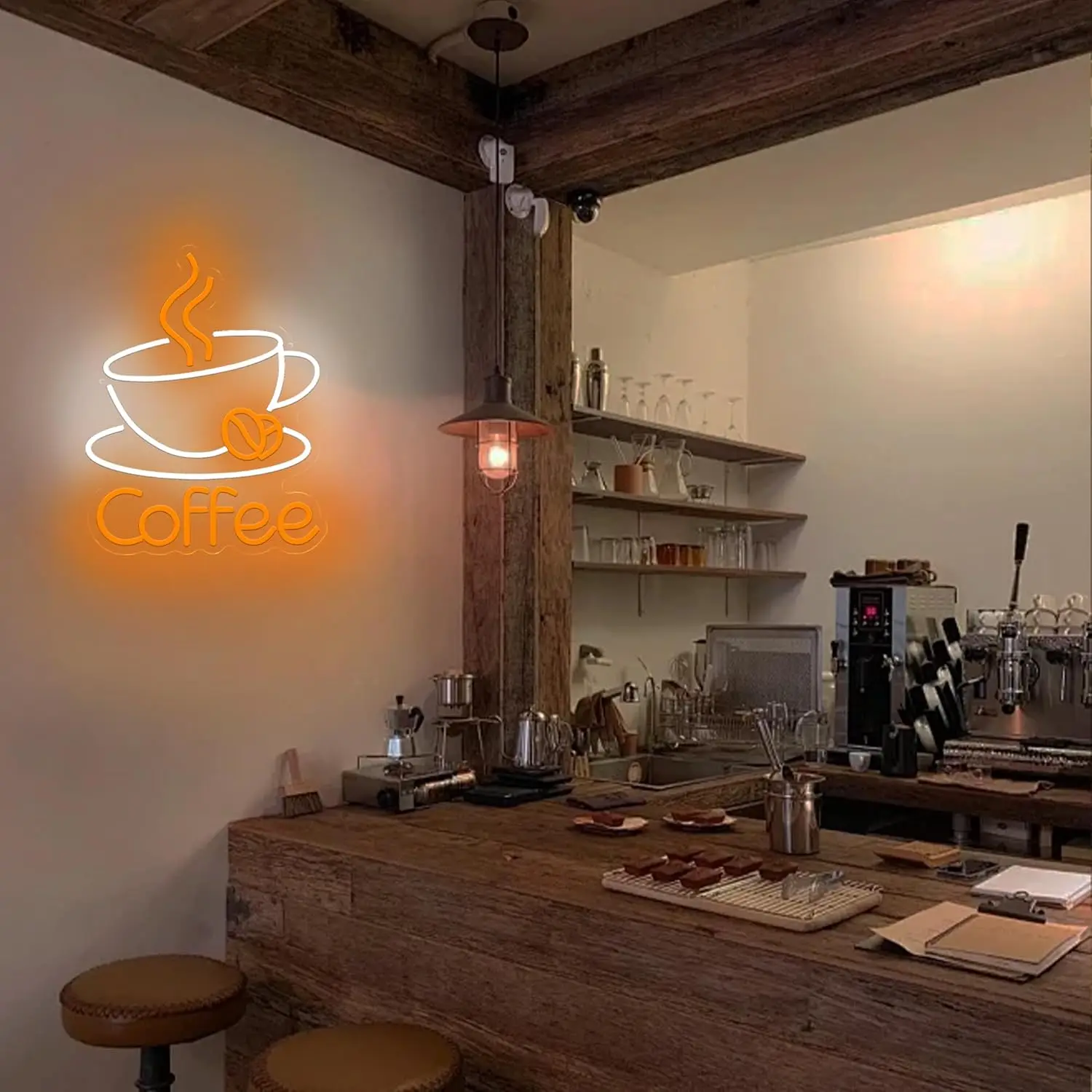 Coffee Cup Neon Sign USB Powered LED Neon Light Business Decor Cafe Shop Kitchen Restaurant Bar Party Night Lamp Birthday Gift