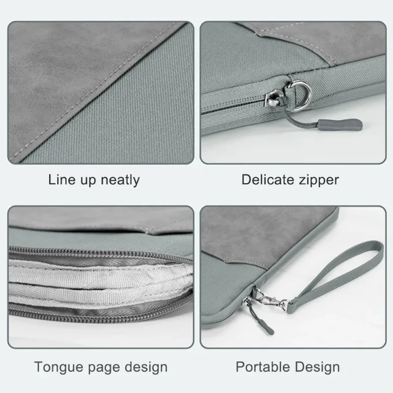 For Huawei Honor Pad X7 8.7inch 2025 Tablet Handbag Shockproof Zippered Case with Pockets Pouch Cover Compatible JMS-W09/JMS-L09