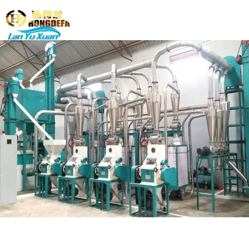 30T/24H Maize Mill Plant Corn Flour Mill Machine