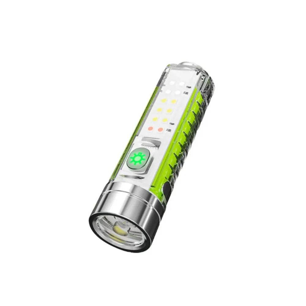 

Fluorescent Long-range Spotlight Multi-function Waterproof Rechargeable Flashlight Fast Charging Banknote Verification