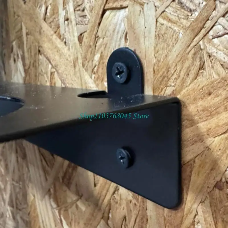 R53F Garage Wall Funnel Feature Split Design Pre Drilled Holes for Quick Setups Workshop Use Secure Installation