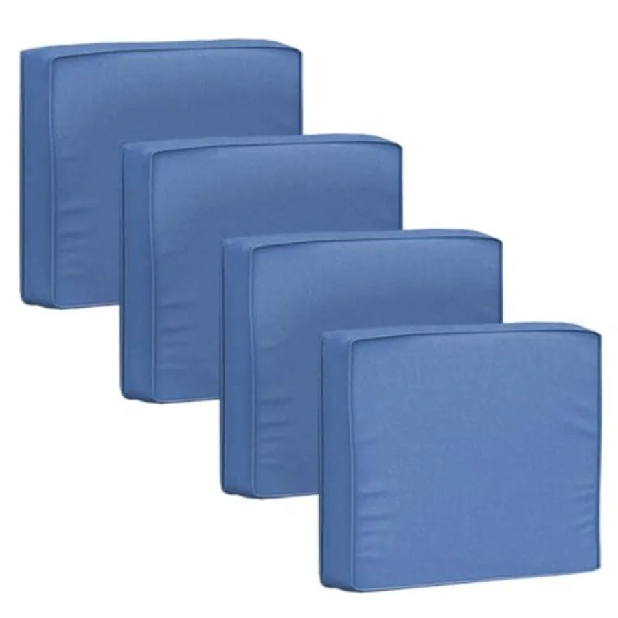 

Outdoor Cushion Covers 4 Pack WaterproofandFade Resistant Zipper Patio Furniture Cushion Covers for Couch, Sofa, Chair Replacem