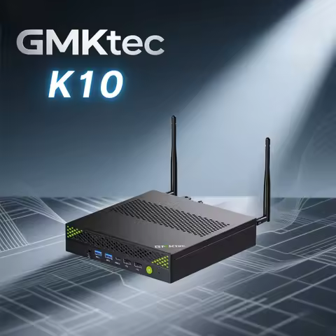 GMKtec K10 MINI PC I9-13900HK DDR5 NVMe M.2 2280 PCIE4.0 SSD Windows 11 Pro WIFI6 BT5.2 2.5G Lan HDMI2.0 Desktop Gaming Computer