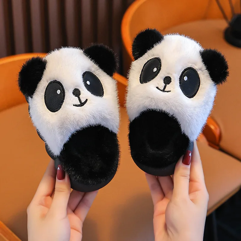 

New Winter & Autumn Cartoon Kids' Cotton Slippers - Toddler & Big Kid Slippers, Cute Parent-Child Home Slippers