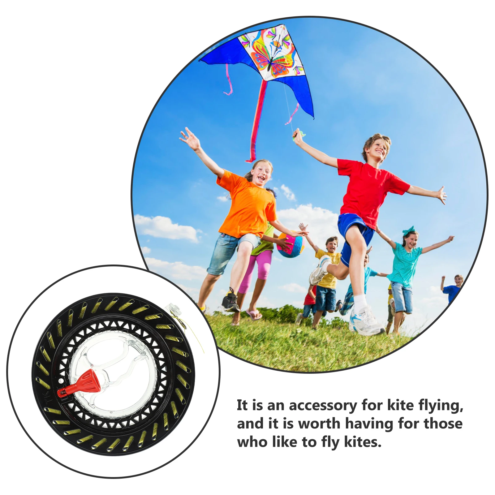 1 stks Reel Kronkelende Spool Gemakkelijk Carry Kite Outdoor Sportbenodigdheden Outdoor Sport Tool Kronkelende