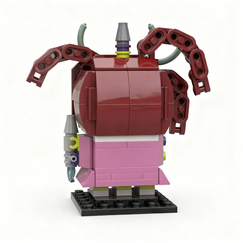 201pcs MOC Janet Planet - Garbage Pail BricKidz BrickHeadz Model Building Blocks Christmas Gifts Toy Construction DIY Display