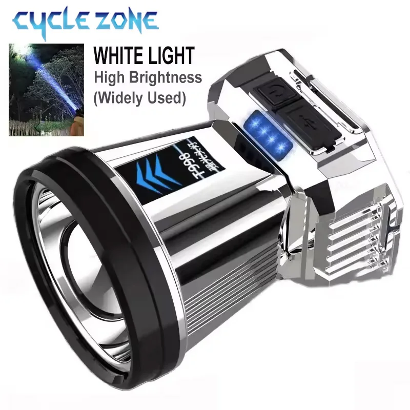 Powerful LED Headlamp TYPE-C Rechargeable Headlights Night Working Emergency Light Outdoor Camping Head Flashlight Fishing Lamp