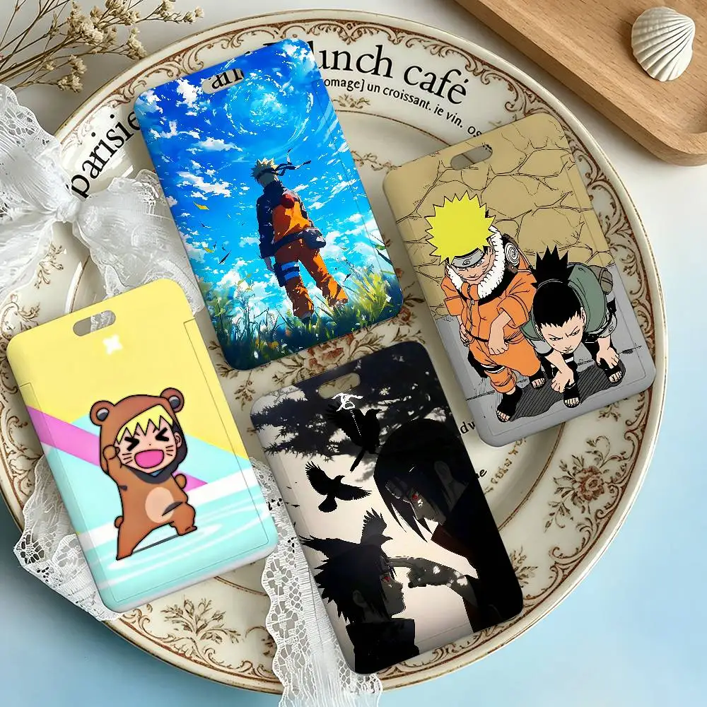 Anime N-naruto-S Cool NFC Contactless Sliding Card Sleeve For Student Cards, Bus Cards, ID Cards, And Work Permits