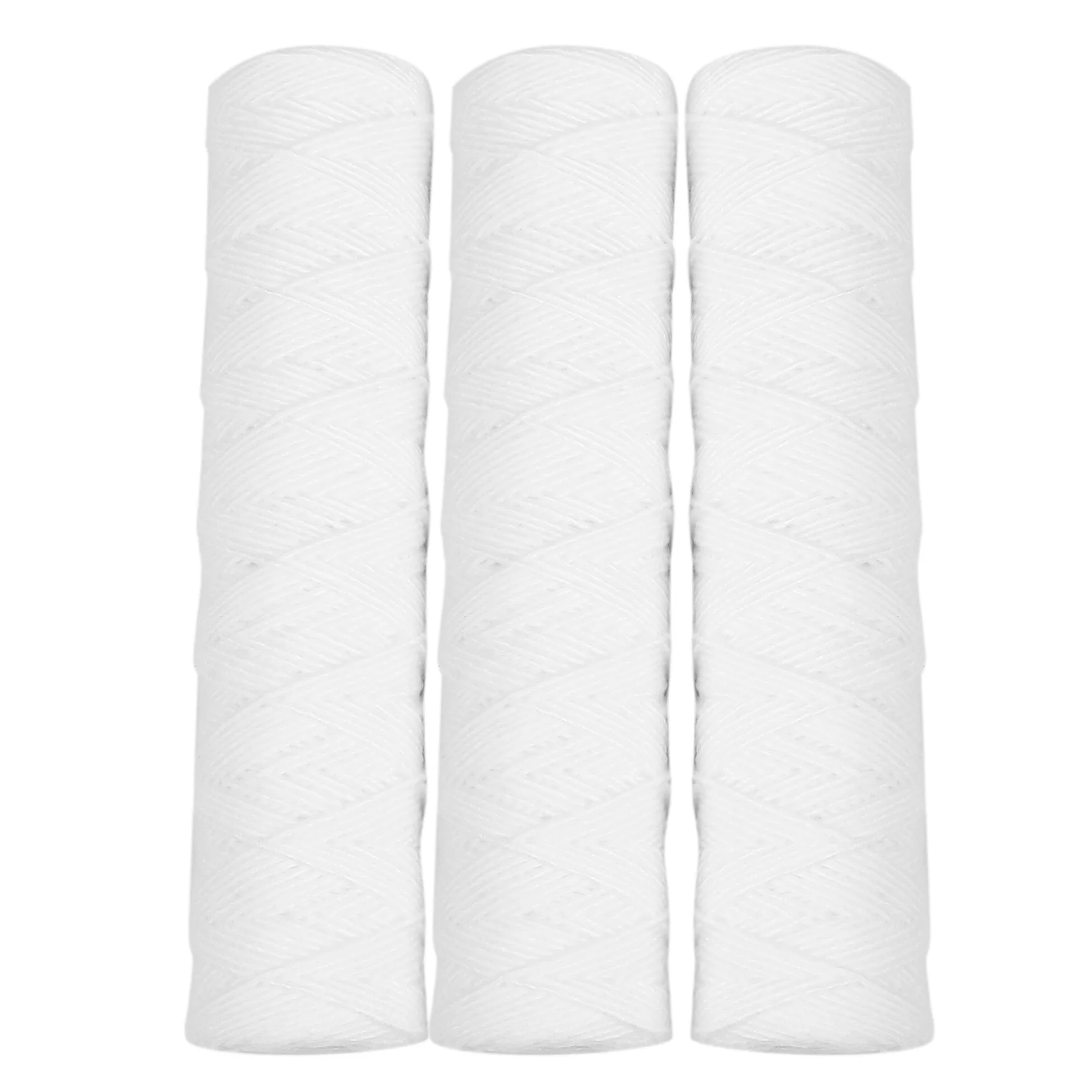 3Pcs Water Purifier 10 Inch String Wound Filter Cartridge 5 Micrometre PP Cotton Filter Sedmient Filter