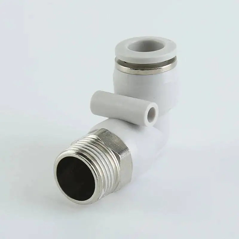PL8-02 Quick Pneumatic Fittings Connector L-type Quick Plug PL6-01 Bend Thread Elbow PL16-06