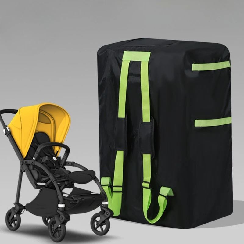 Kinderwagen-Reisetasche für das Check-in am Flughafentor, Regenschutz, Organizer für den Sicherheitssitz, Reise-Kinderwagen-Staubschutz mit Schultergurt – Detail 8