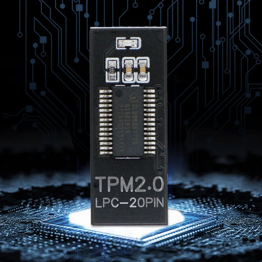 TPM 2.0 Module 12/14/18/20PIN TPM 2.0 Encryption Security Module TPM 2.0 Security Module for ASUS ASRock MSI ASRock GIGABYTE LPC