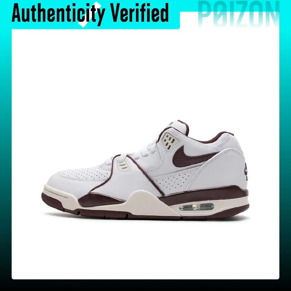 Nike Air Flight 89 Low top Basketball Shoes Men's White FQ8256-100
