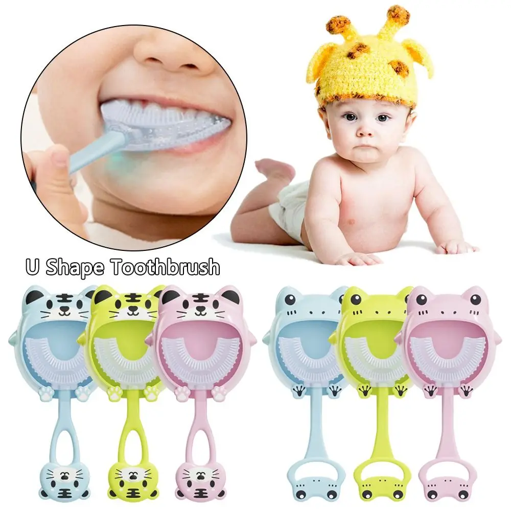 

New Silicon Oral Care Tooth Brush U Shape Toothbrush Cleaning Brosse Teeth Clean Brush
