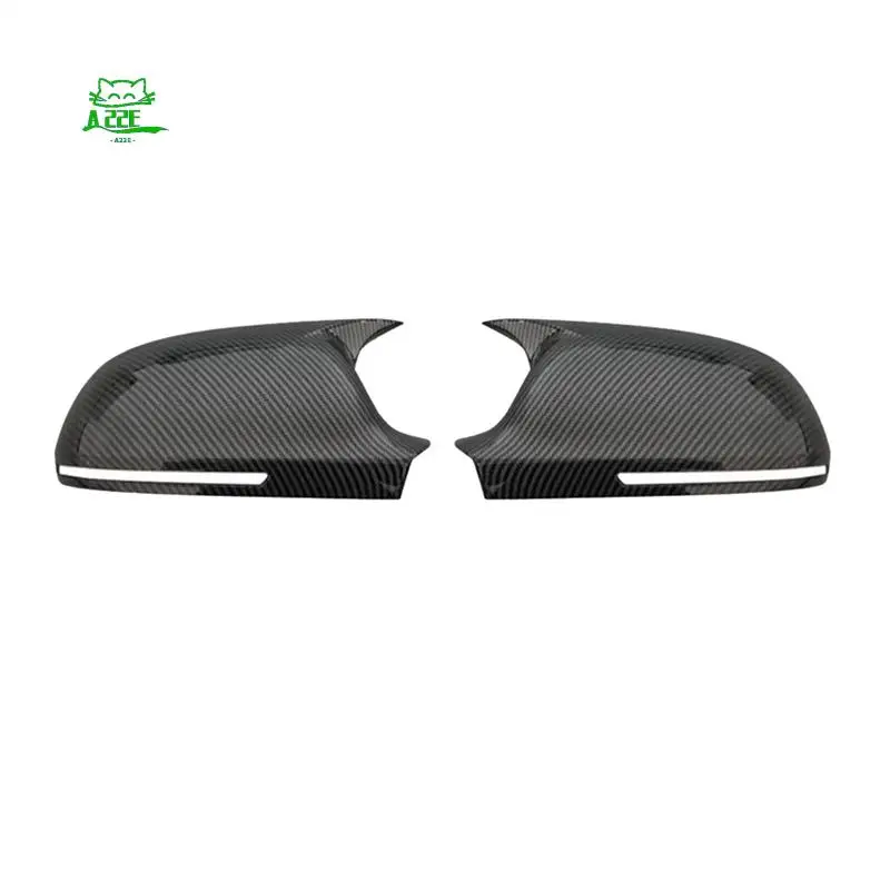 

A22E-Car Rear View Mirror Cover Carbon Fiber Side Mirror Shell Rearview Housing For A4 A5 B8 B8.5 A6 A8 Q3