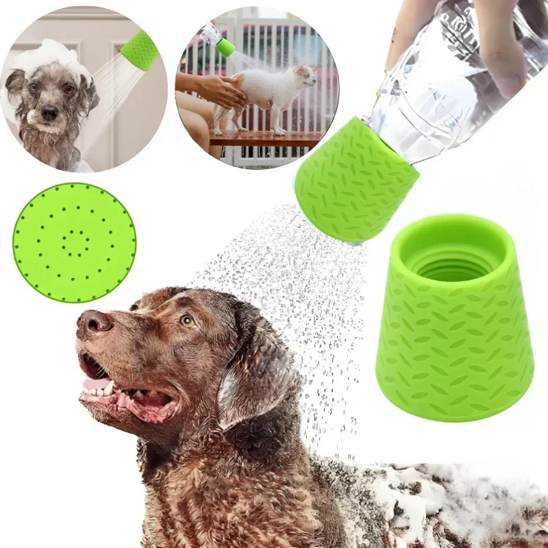 Portable Pet Shower Head Adjustable Bath Sprayer Gentle Water Flow For Dogs Cats Indoor And Outdoor Washing Use