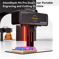 ATOMSTACK M4 Pro Fiber Laser Marking Machine Mini Industrial High-Precision CNC Metal Engraver Dual Laser Engraving Machine