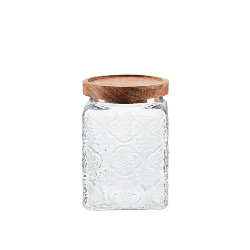 

Glass sealed storage bottle, tea can storage, candy, sugar, snacks, tangerine peel storage tank