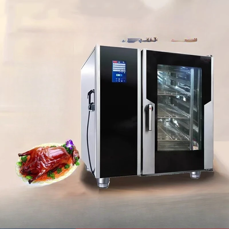 Universal steam oven Commercial 6-layer plate Touch screen 10-layer LCD version Multifunctional large electric steam oven