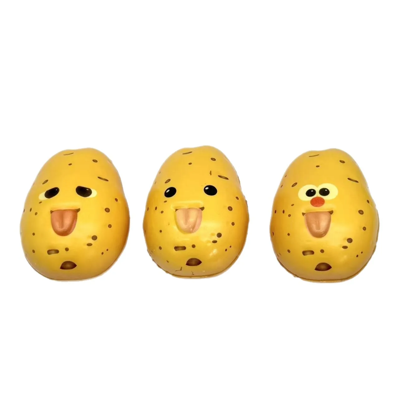 Cute Simulation Potato Strawberry Slow Rising Squishy Toys Cucumber Squeeze Fidget Toy PU Foam Stress Relief Decompression Gift view 6