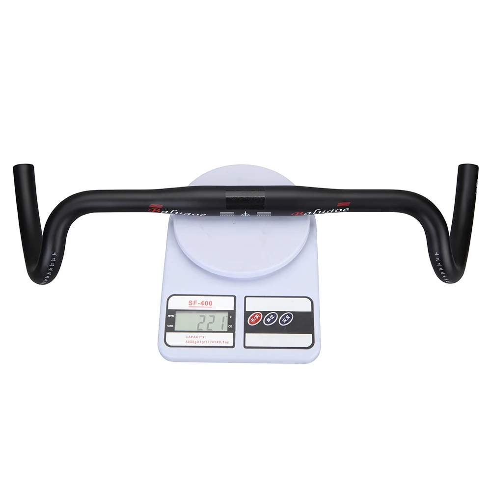 2022 New Balugoe Carbon Fiber Gravel Road Bicycle Handlebars Mountain Bike Handlebar Big Flare Bar 400mm 420mm 440mm  30 Degrees