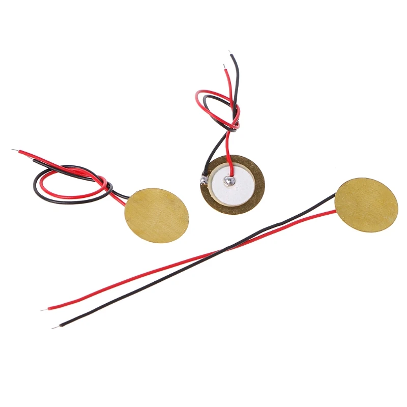 10 Stück piezoelektrische Piezo-Keramik-Waferplatte, Durchmesser 15 mm für Buzzer-Lautsprecher