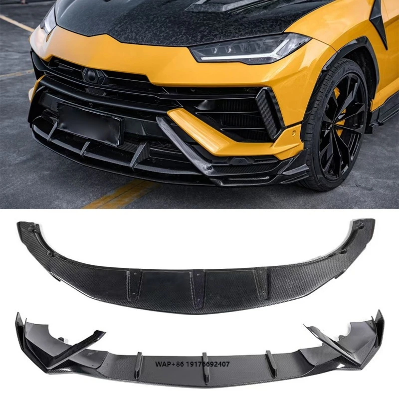 

High Quality Dry Carbon Fiber Car Body Kit forLamborghini URUS S Topca Style Front Lip Perfect Fitment