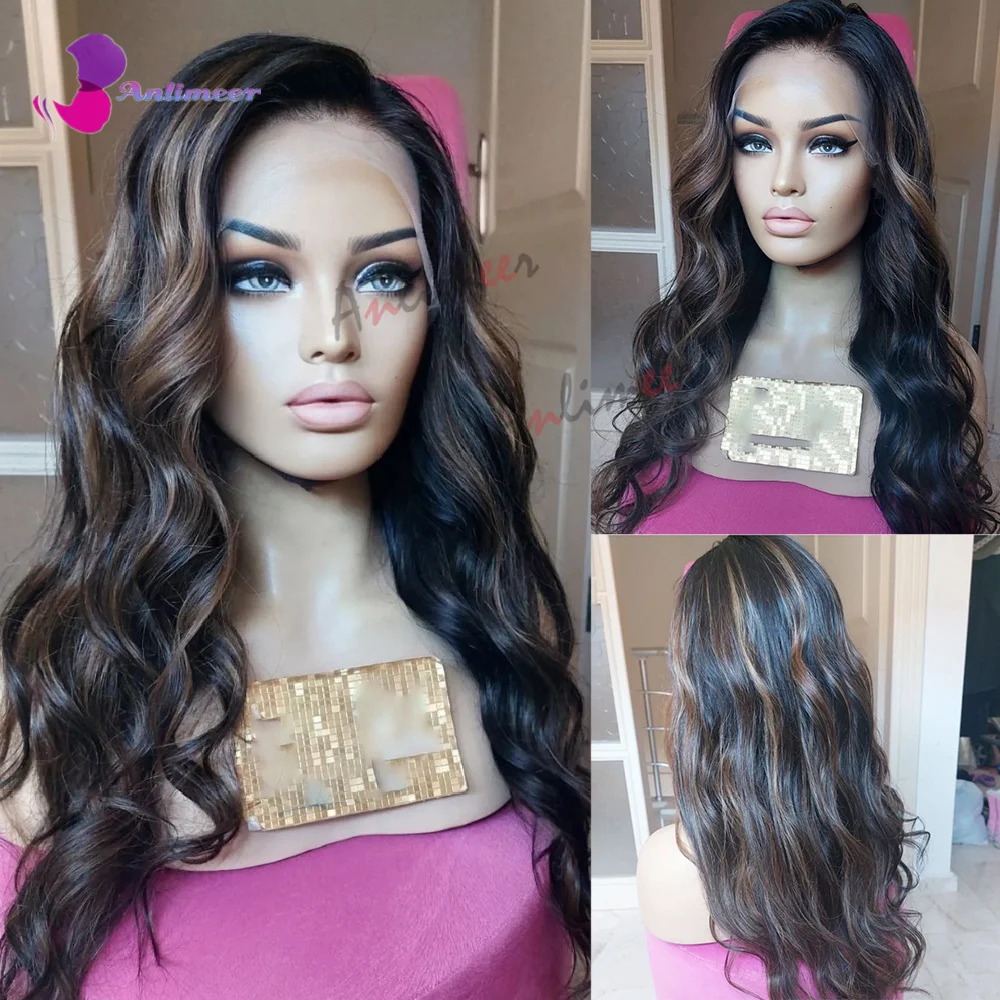 

13x6 Lace Front Wigs Human Hair 180 Density Chocolate Brown Lace Front Wig Human Hair Left Side Part Wig for Women