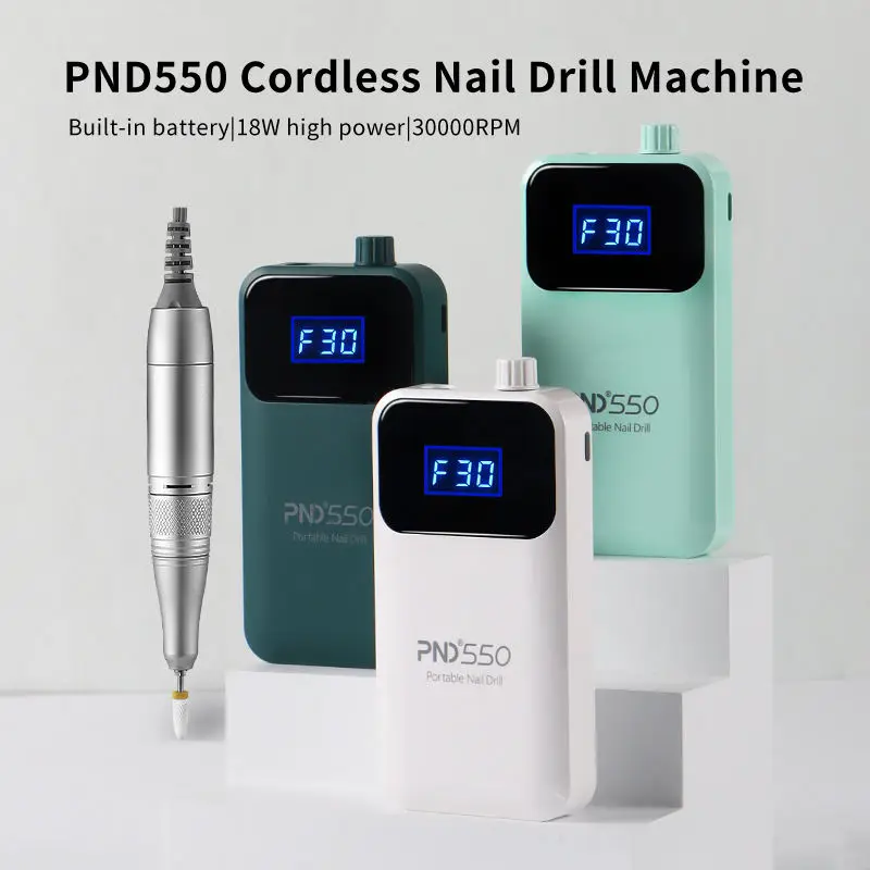 Wholesale OEM/ODM Nail Polish Machine High Quality Portable Nail Drill Cordless 30000rpm Drill Drill Nail Machine